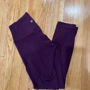 Lululemon Align 25” - Cassis - size 6